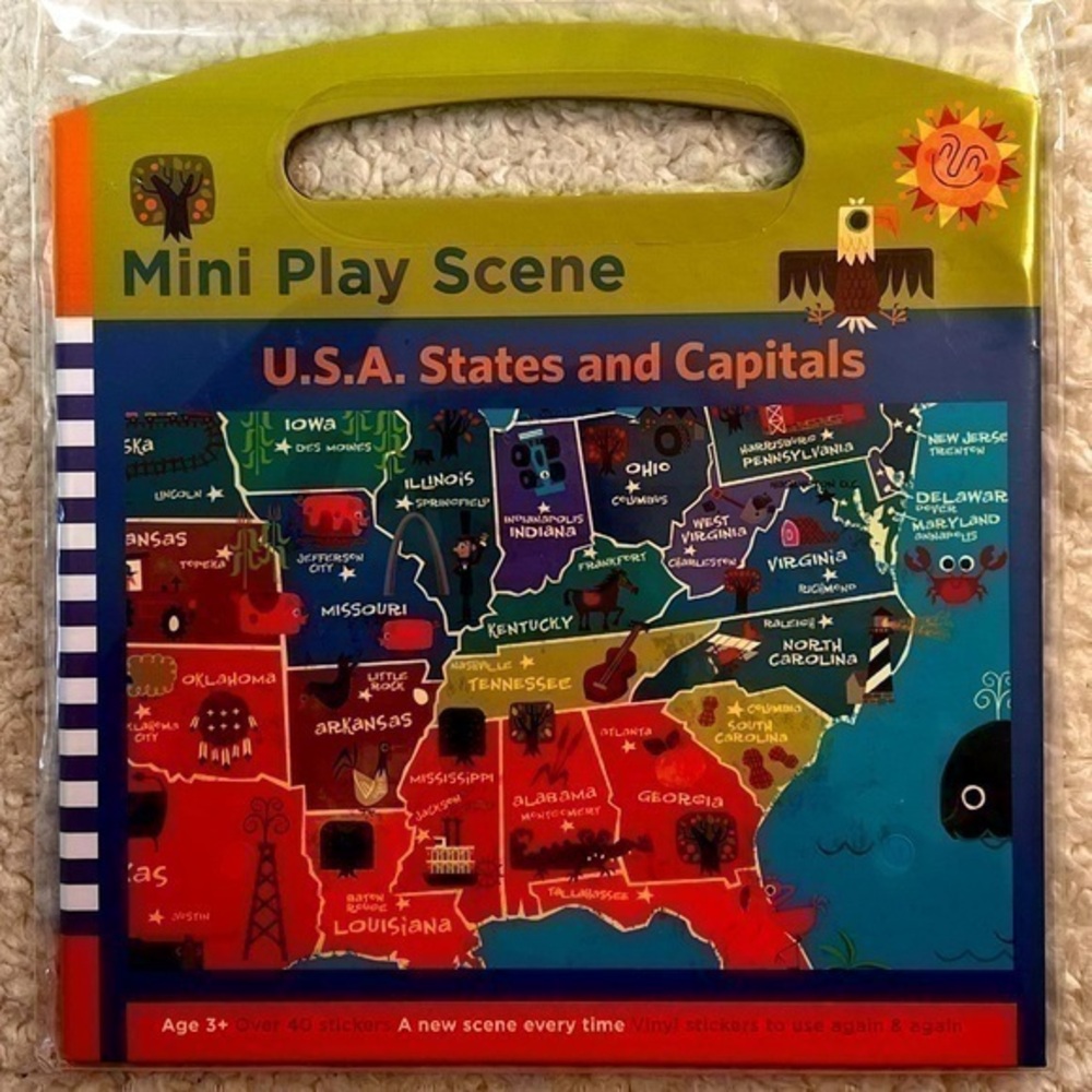 Mudpuppy "USA Map" Play Scene